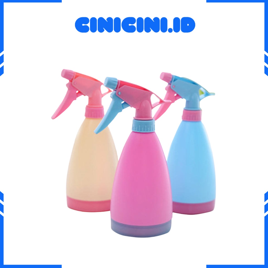 [ Cinicini ] Botol Semport Spray Plastik ukuran 500ml Botol Wadah Isi Ulang