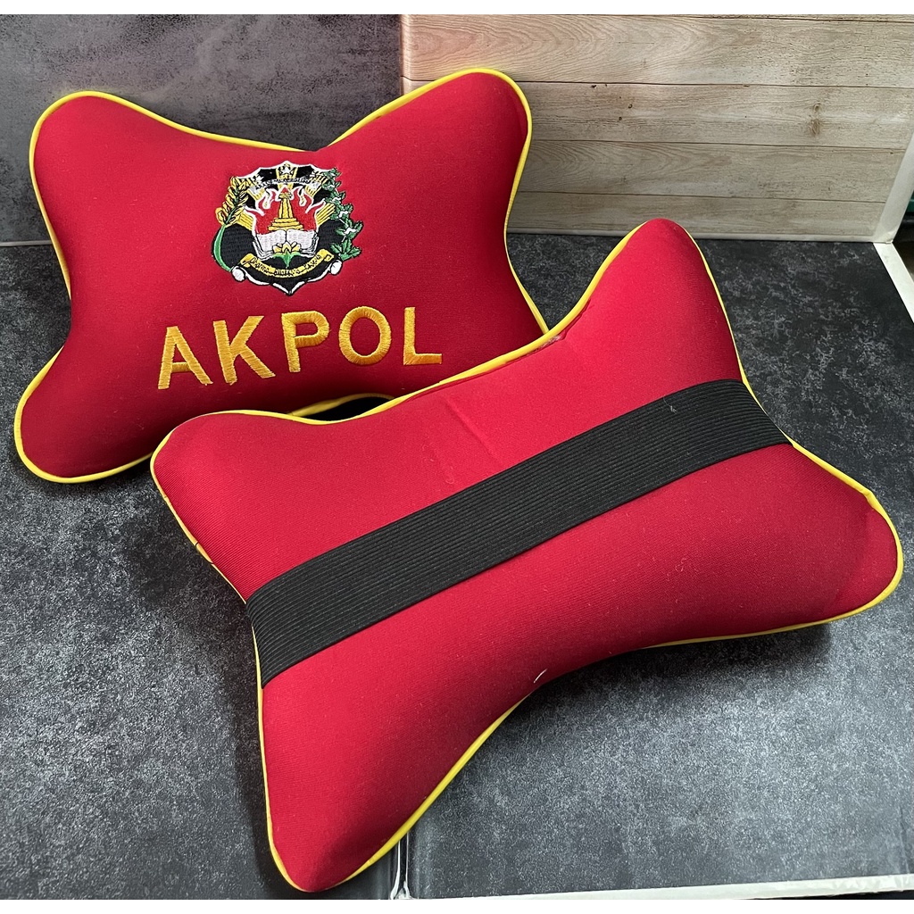 Bantal Mobil Akpol (Rastra) - Bantal Mobil Akademi Kepolis*an - Bantal Kepala Akpol