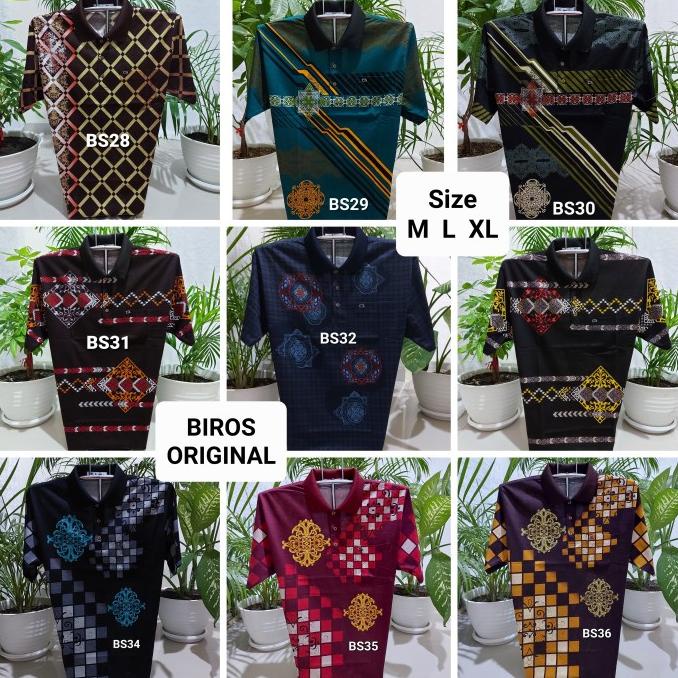 Kaos Biros - Kaos Kerah Motif - Kaos Import - Kaos Korea - Kaos Bapak