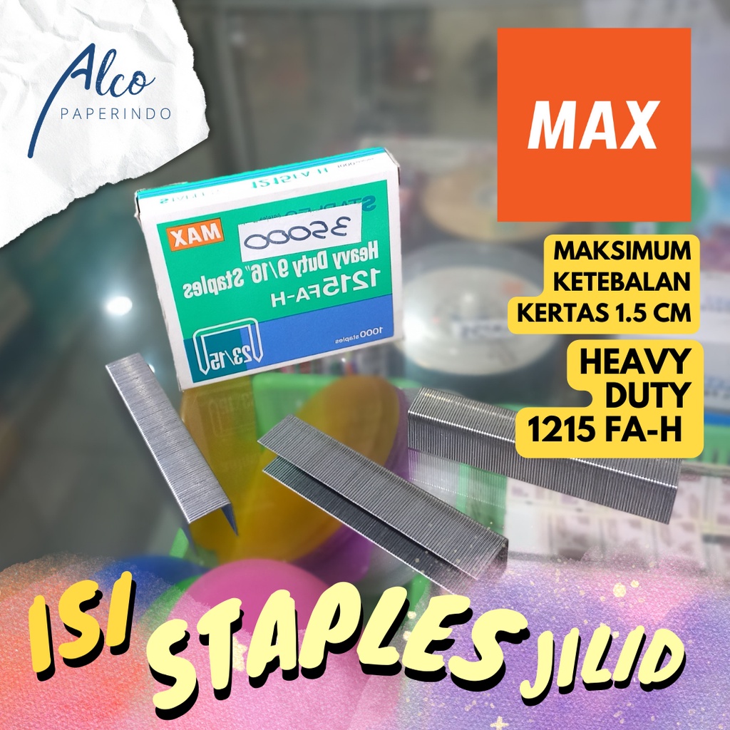 

Staples Jilid Max 1215FAH 23/15