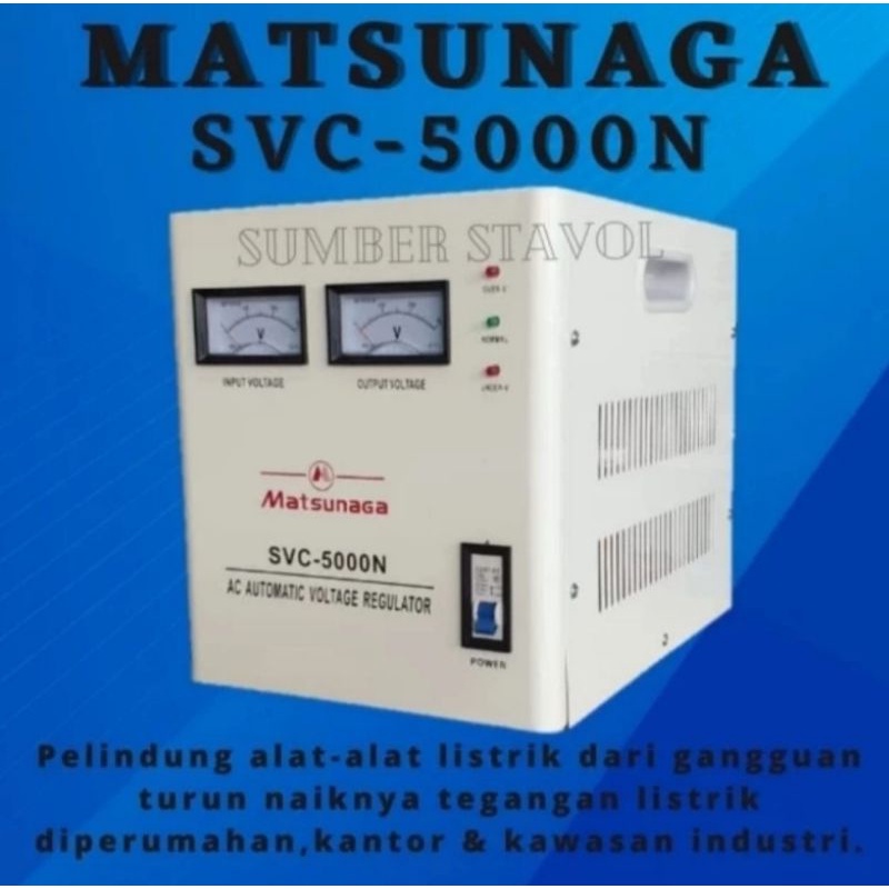 Stavol Stavolt Stabilizer 5000 VA MATSUNAGA