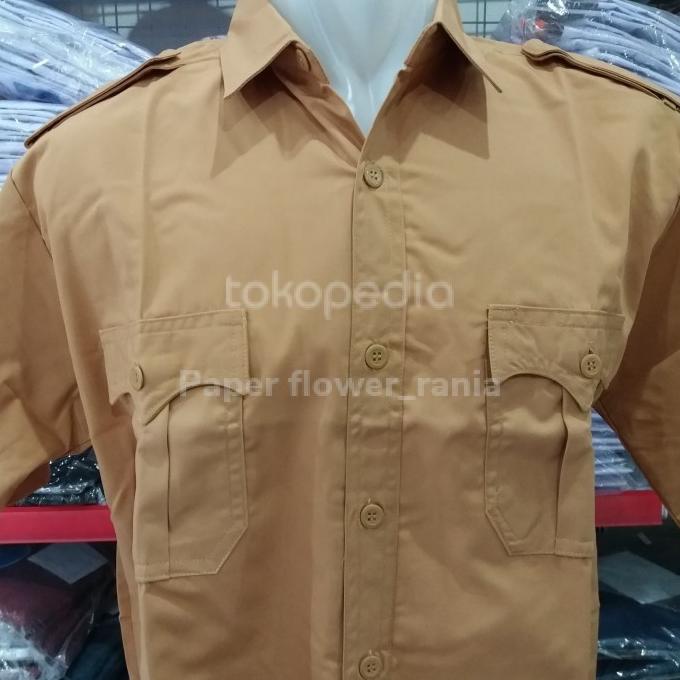 Baju Pramuka SMA / Seragam Baju Pramuka SMP / SMA Lengan Pendek
