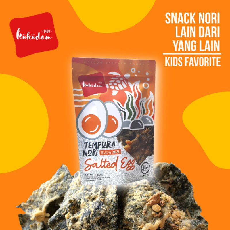 

KUKUDAM SNACK NORI TEMPURA SALTED EGG KIDS EDITION /SNACK NORI/SNACK HOMEMADE/SALTED EGG