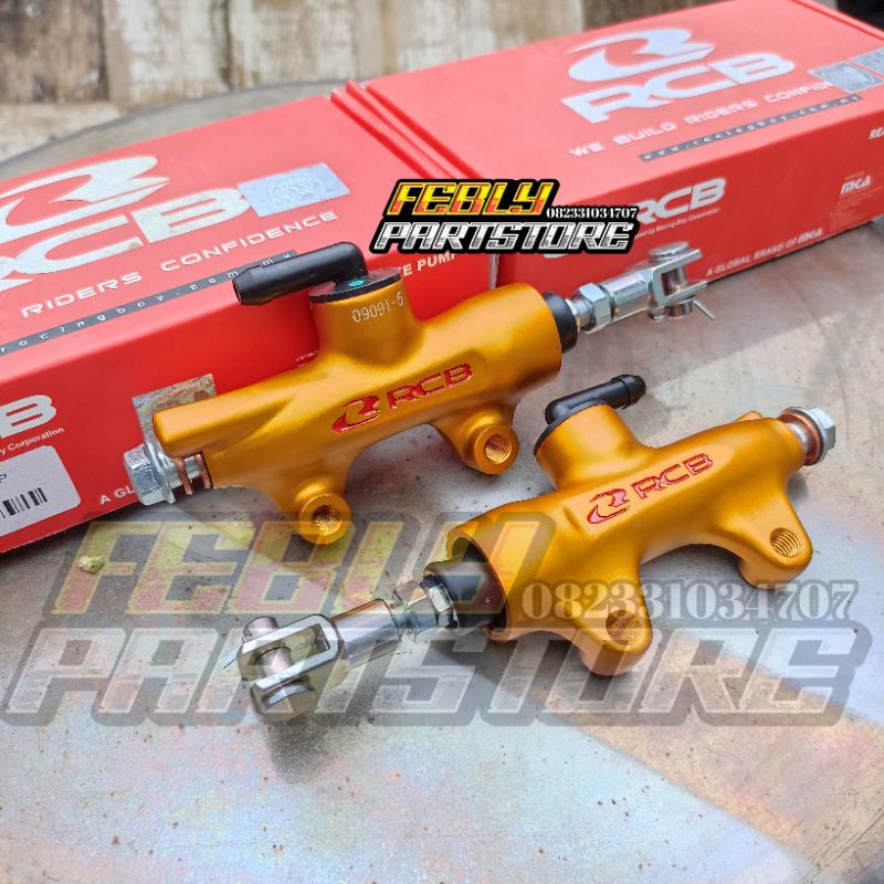 MASTER REM BELAKANG RCB S1 ORIGINAL MASTER BELAKANG RCB S1 ORIGINAL RADIAL FORGED S1 BRAKE PUMP RCB 
