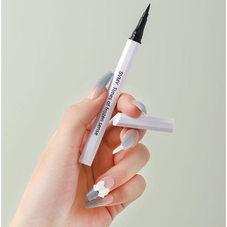 SVMY Black Eyeliner Pencil Anti Air Tahan Lama -Hitam Eyeliner