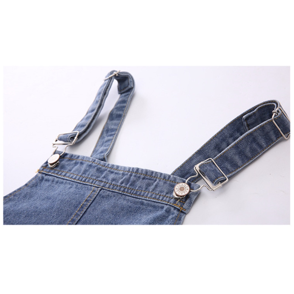 babyfit TWO POCKET RIPPED jeans baju kodok rok jeans overall anak perempuan import jx-0118