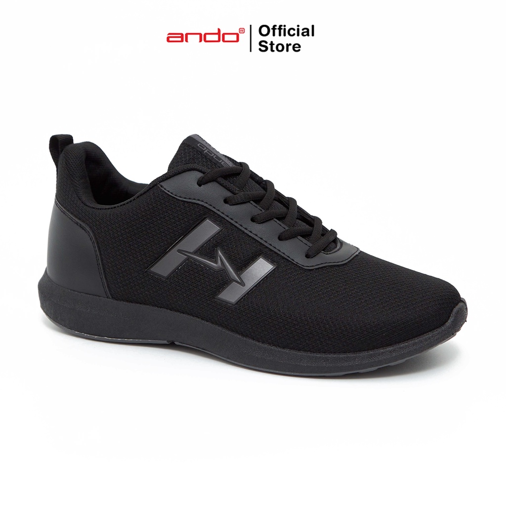 Ando Official Sepatu Sneakers Juda Pria Dewasa - Hitam/Hitam