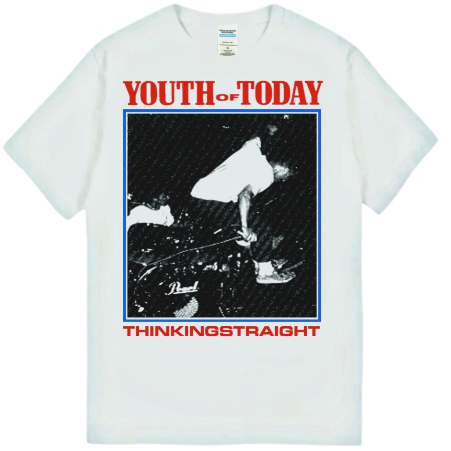TSHIRT MUSIC KAOS BAND YOUTH OF TODAY - THINKING STRAIGHT
