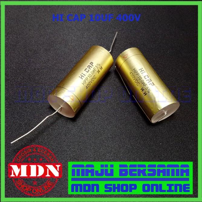 Kapasitor Hicap 10 Uf 400V - Kapasitor Audio Kualitas Bagus