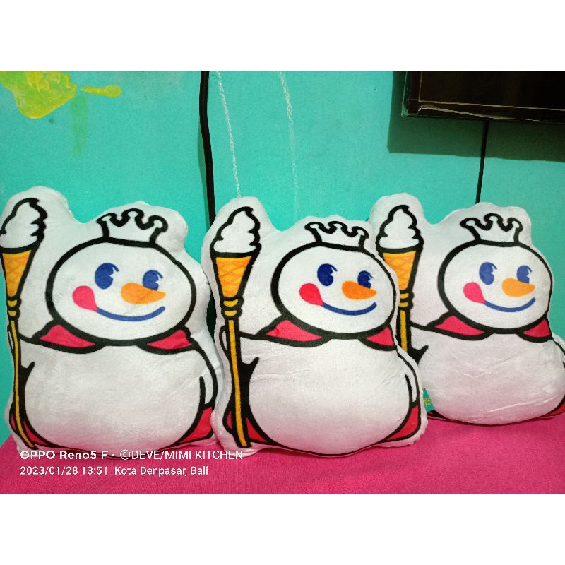 Bantal Karakter Snowking Mixu* kado valentine kado ultah