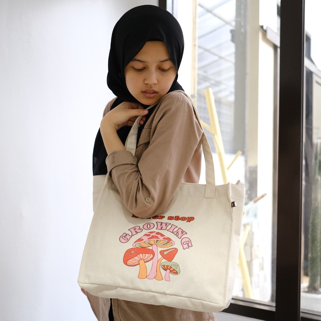 TAS TOTE MEDINA KANVAS LAPTOP TEBAL 2.0