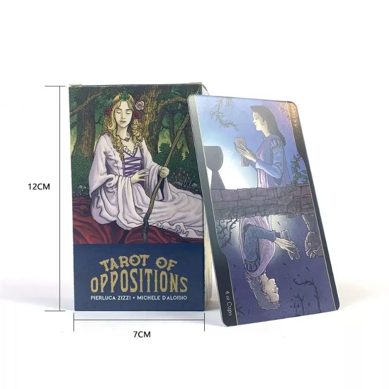 [COD] Tarot of Oppositions 78 Cards Deck by Perluca Zizzi n Michele Daloisio dengan Buku Panduan Printed