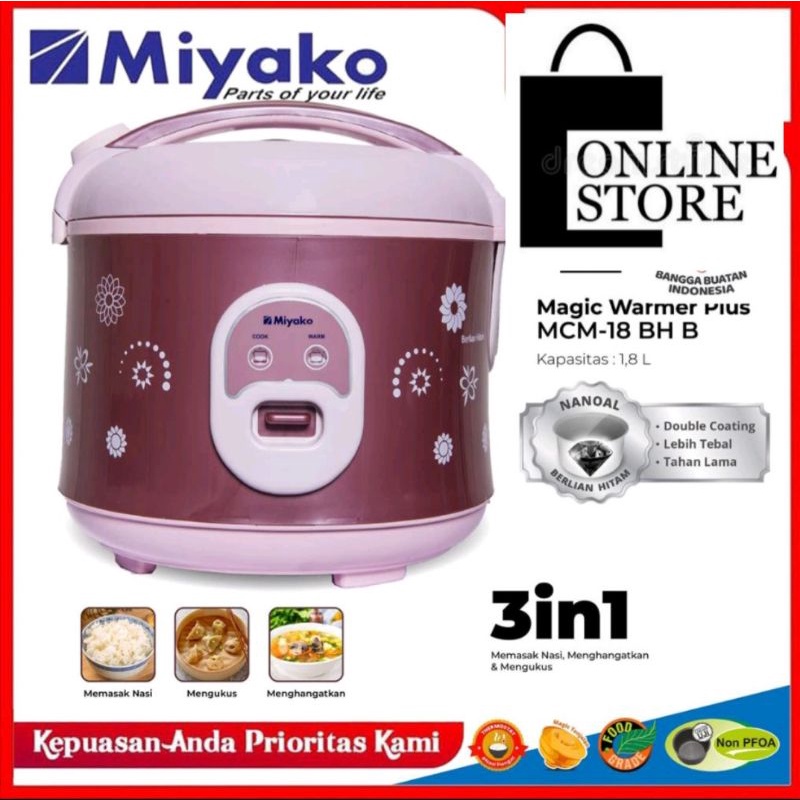 MAGIC COM MIYAKO MCM-18 BH