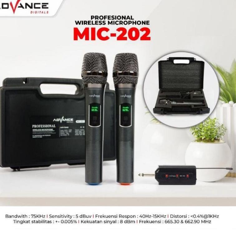 ➱Ct mic wireless double advance /203 microphone advance /203 ✮  →