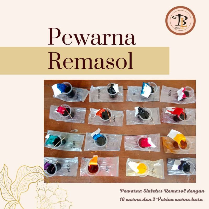 Pewarna Remasol/Pewarna TIedye Remasol/Pewarna Batik Remasol