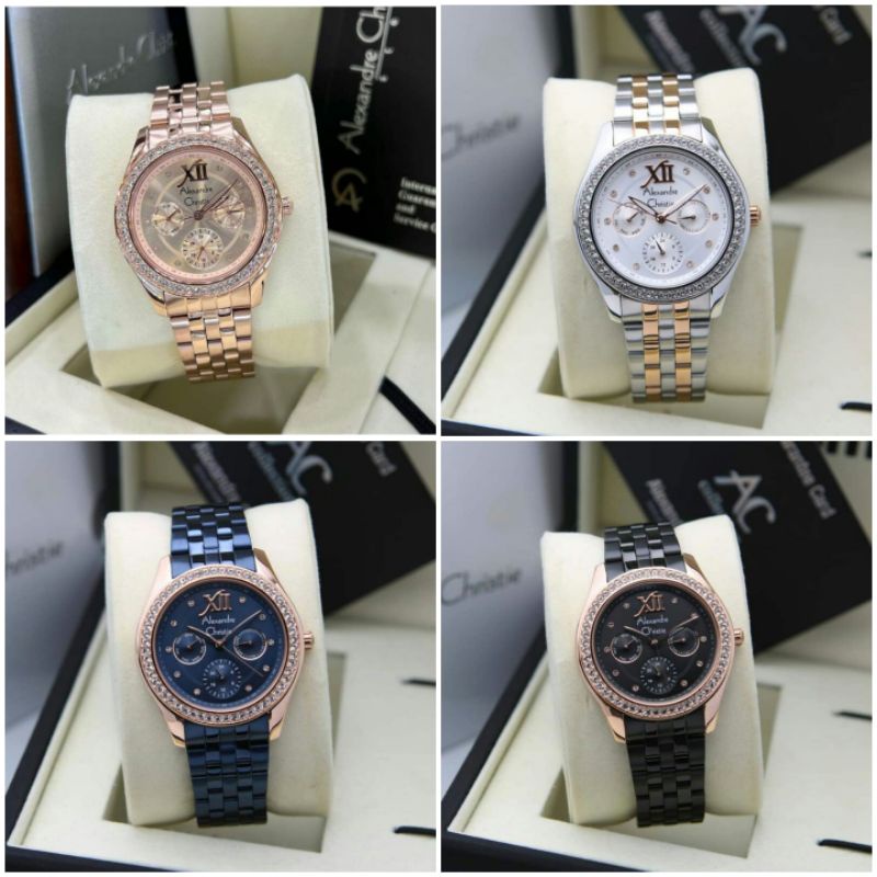 ALEXANDER CHRISTIE AC 2496 JAM TANGAN WANITA AC 2496 ORIGINAL