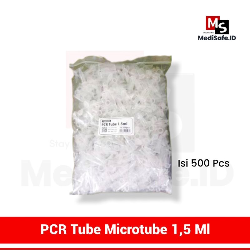 PCR Tube Microtube 1,5 Ml Tabung Eppendorf / Pack