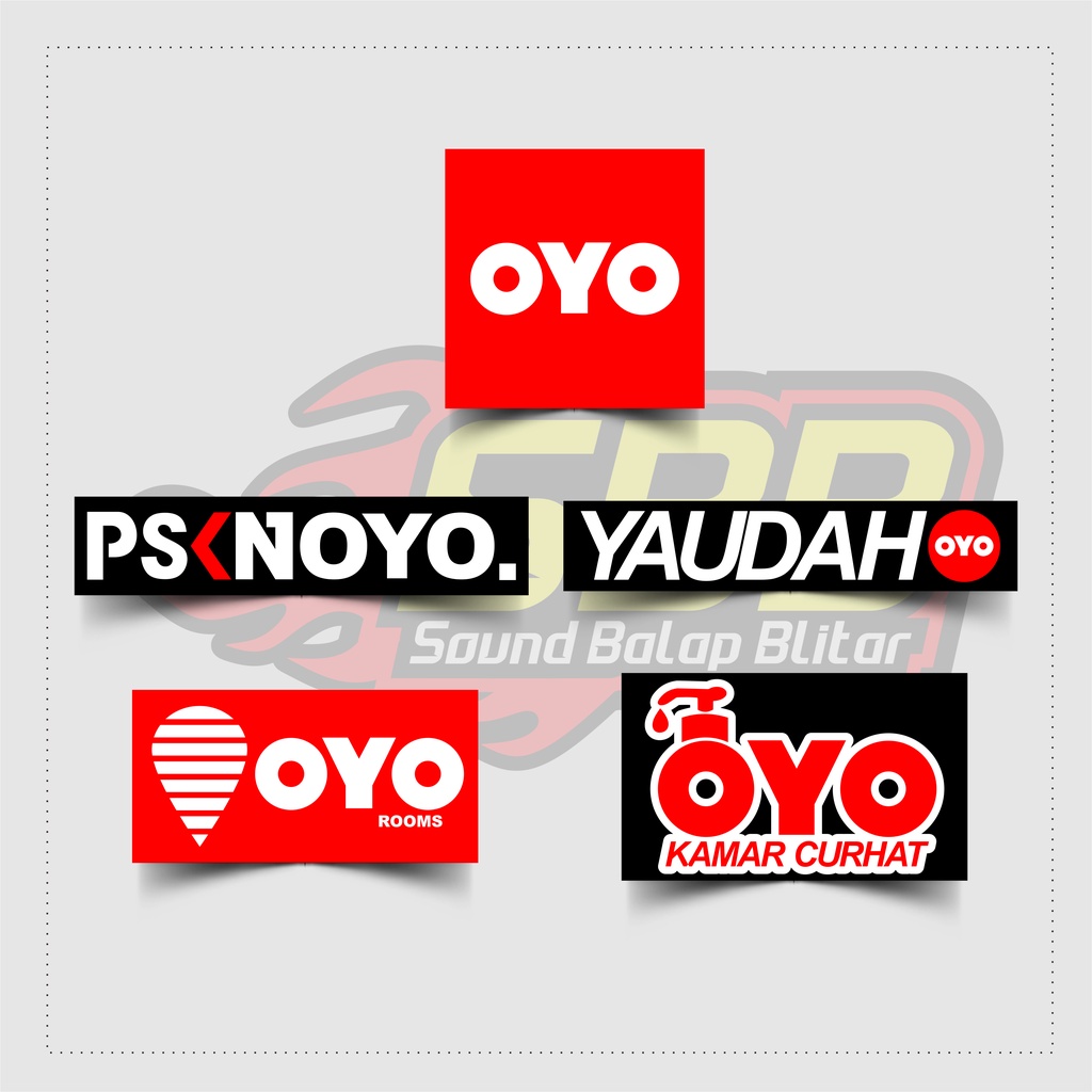 Stiker OYO Yaudah OYO Viral Vynil Laminasi Glossy Bijian