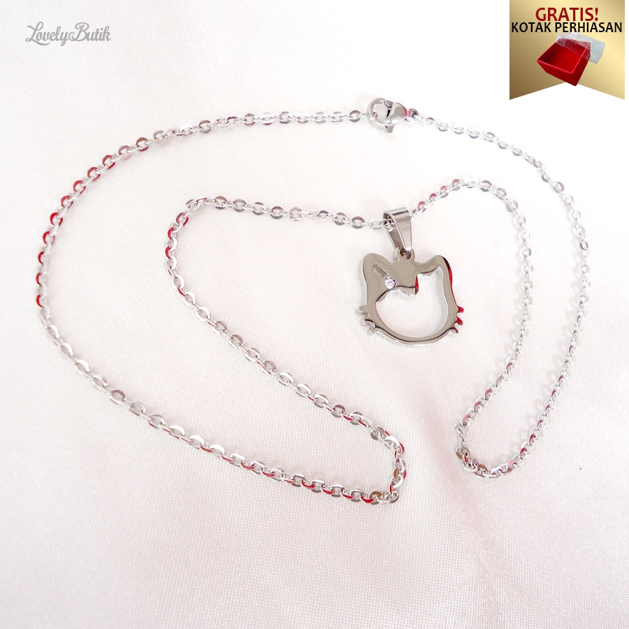 Kalung Wanita Dewasa Anak Anak Titanium Anti Karat Dan Luntur Rer3 Kalung Cutie Lucu Import Model Baru Kekinian - Lovelybutik