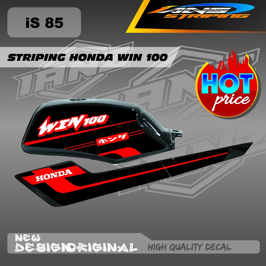 NEW STRIPING WIN100 TANGKI BODY / STIKER LIST WIN100 HOLOGRAM / NON HOLOGRAM IS85