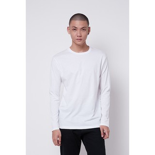 Kaos Lengan Panjang Pria Cotton Combed Premium - Kaos Lengan Panjang Pria Wanita ROUND NECK REGULER FIT