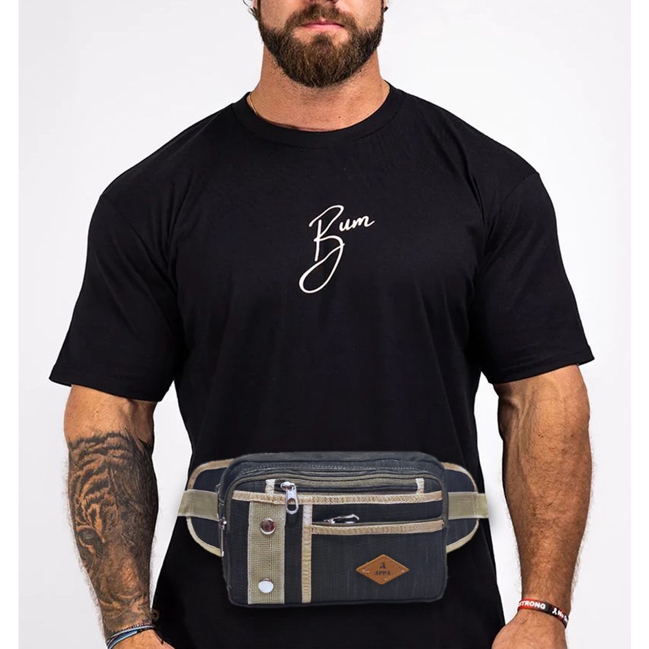 Tas Pinggang Waistbag slempang Gaul Kanvas Vintage Classic Pria Wanita APPA398