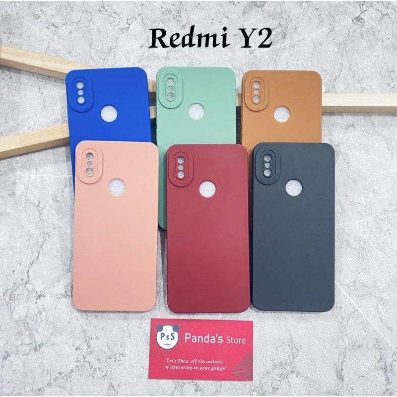 Softcase Pro Camera Redmi Y2 Candy Case Full Color 3D Silikon TPU