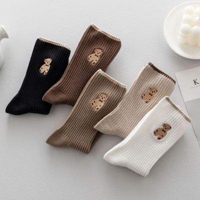 ⭐️𝐈𝐇𝐒 𝟔𝟐𝟔 𝐋𝐚𝐦𝐩𝐮𝐧𝐠⭐️Kaos Kaki Pria Wanita Panjang Setinggi Betis Motif Beruang Cute Bear New Fashion Korean Style Socks