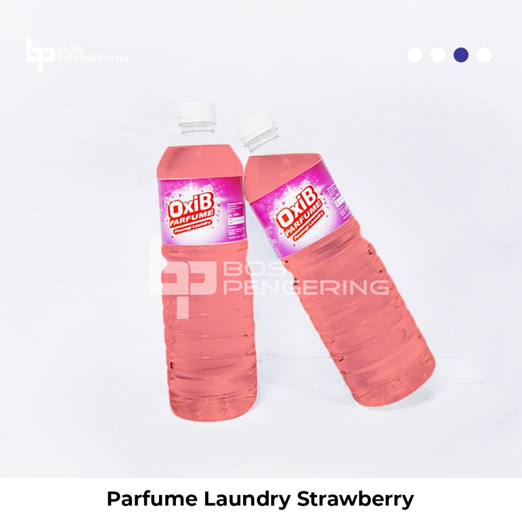 Pewangi Pakaian Laundry - OxiB Parfum Aroma Strawberry 1Liter Manis Tahan Lama