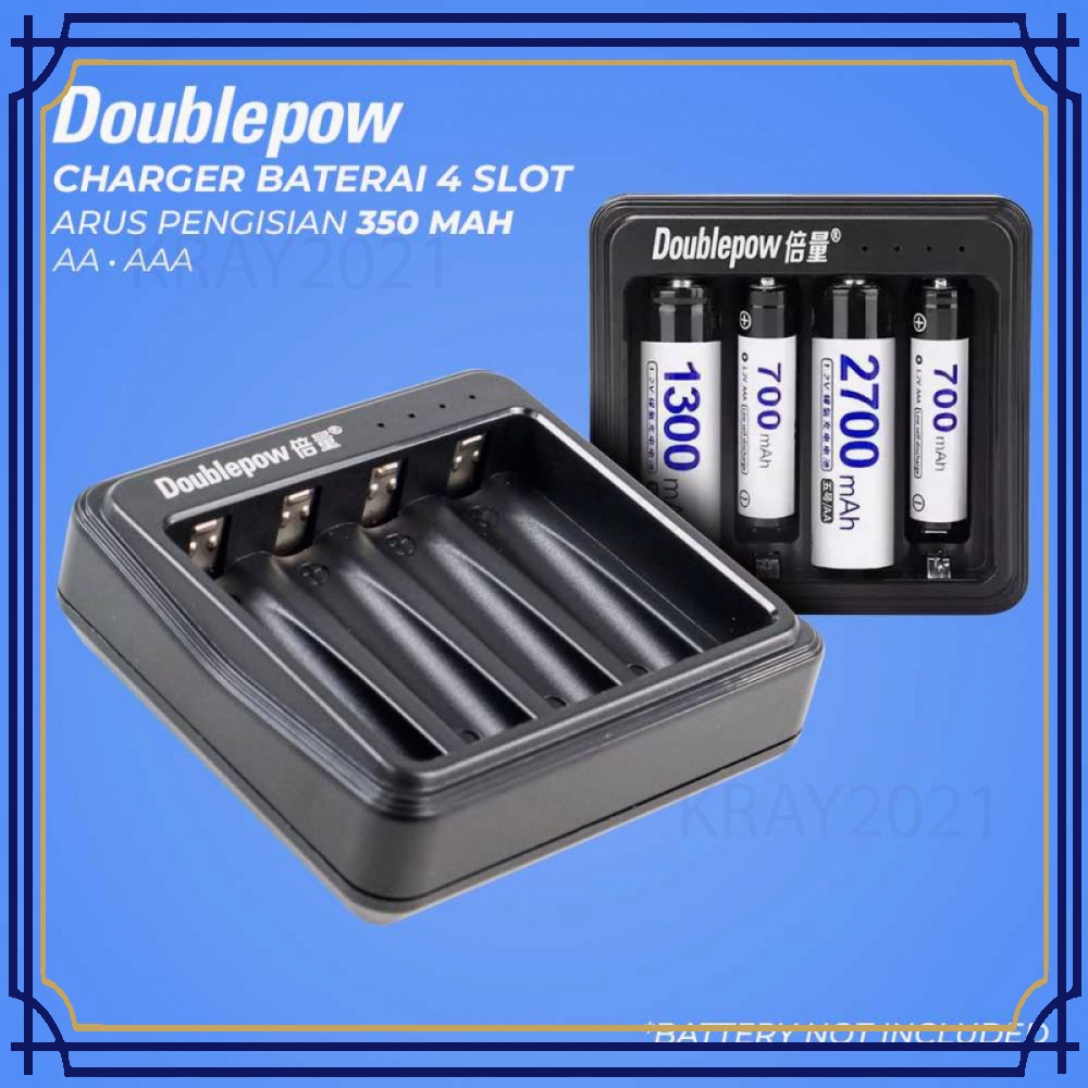 Charger Baterai 4 slot AA/AAA - UK-574