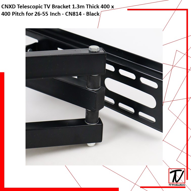 CNXD Telescopic TV Bracket 1.3m Thick 400 x 400 Pitch for 26-55 Inch