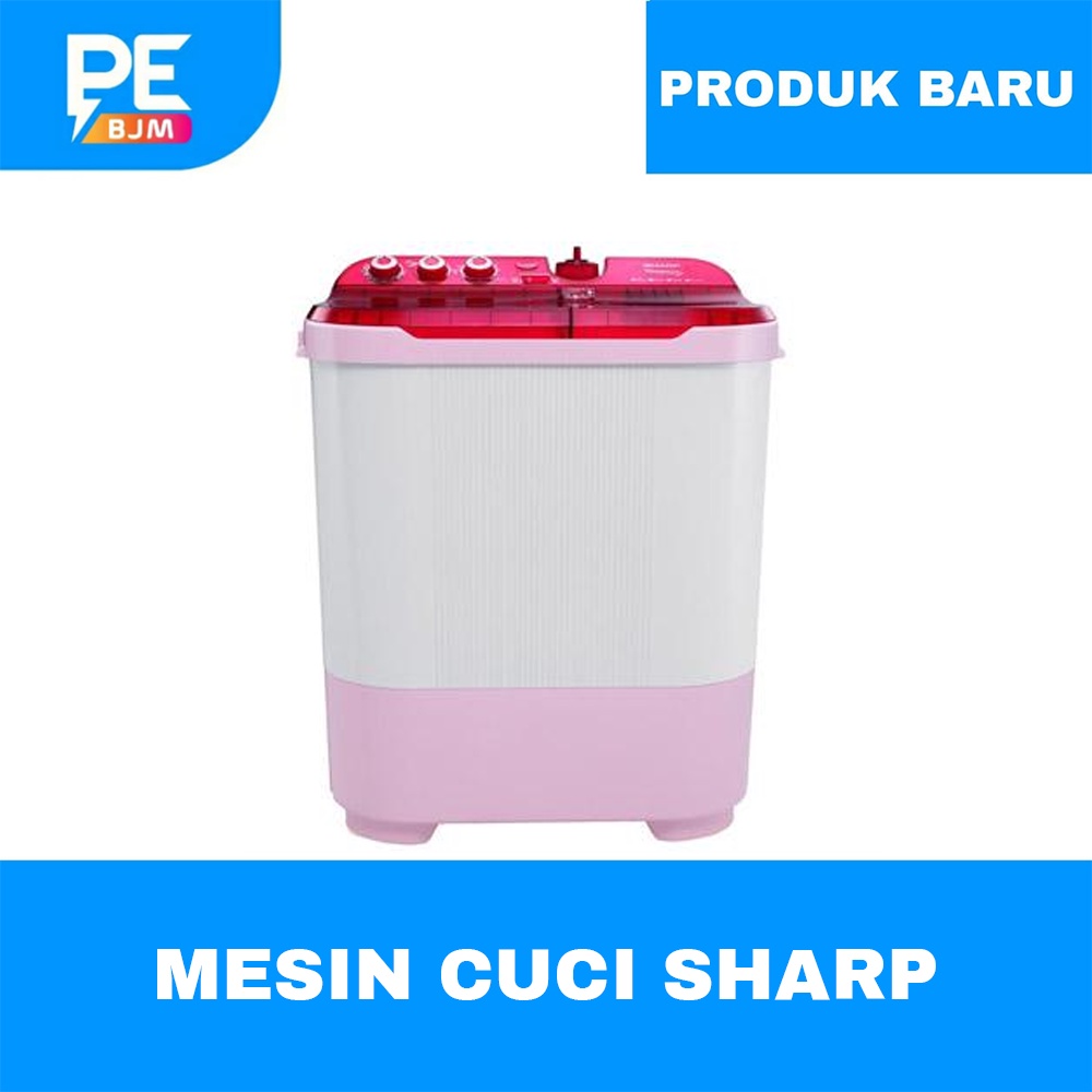 MESIN CUCI SHARP 11 KG 2 TABUNG ES-T1270SJ-BL/PK