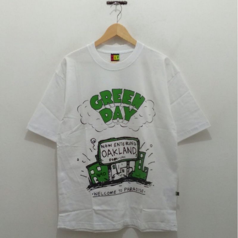KAOS BAJU GREEN DAY OAKLAND TSHIRT OVERSIZE