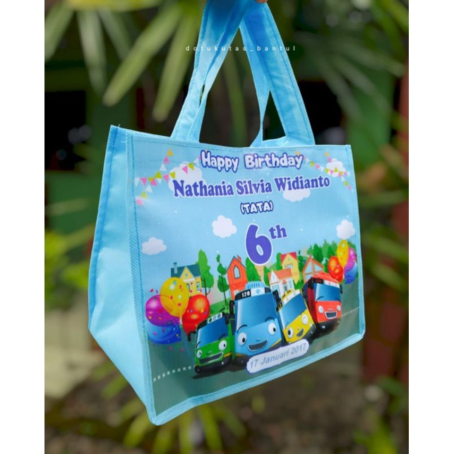 Tas Jinjing UlangTahun/Tas Souvenir UlangTahun/ Goodiebag  UlangTahun/Goodiebag Jinjing Ultah