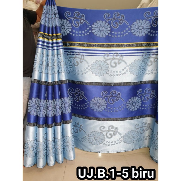 Bahan kain gorden prada meteran #kainsaja hordeng gordyn korden terbaru prada batik les mas emas jod