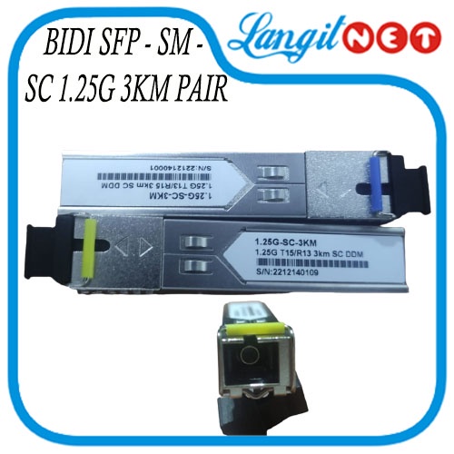 BIDI SFP - SM - SC 1.25G 3KM