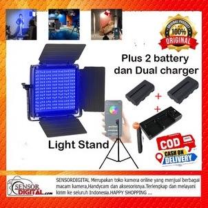 Lampu Video LED Studio Vlog GVM GVM-800D-RGB GVM 800D-RGB Light Remote