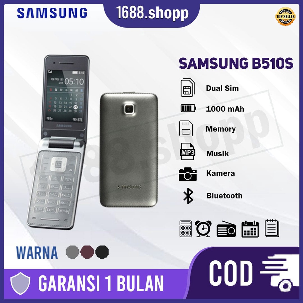 HP Samsung Lipat B510s Dual Sim Original 99% Baru