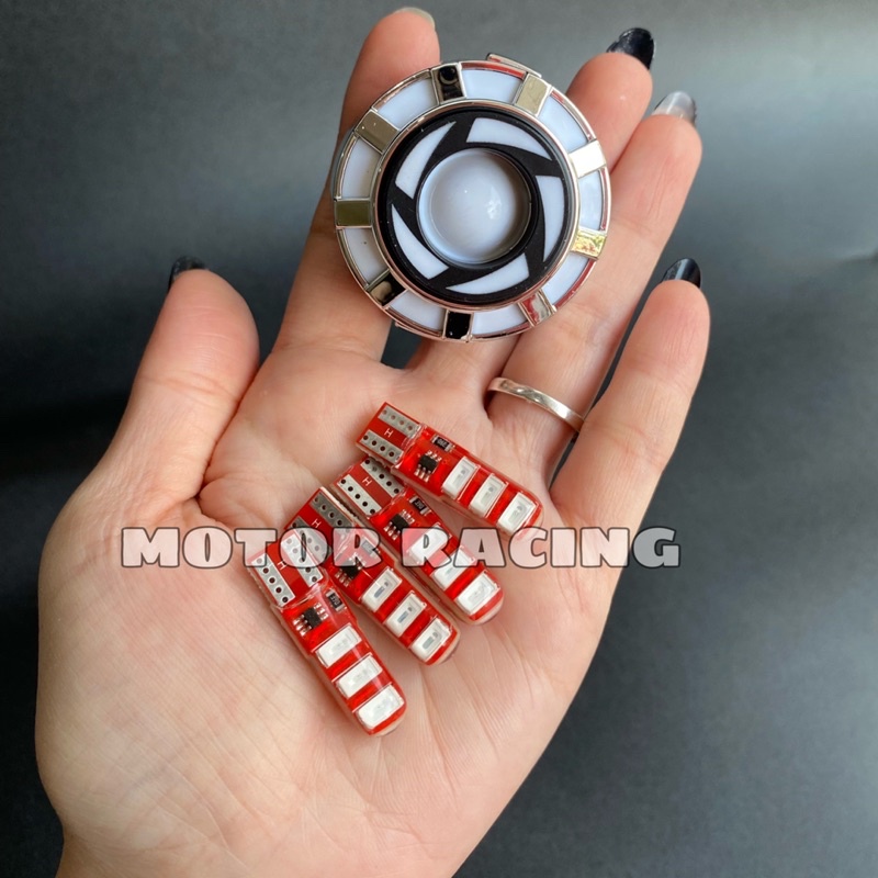 Lampu Stop Running Projie Plus Sen Jelly Kedip 4pcs Sepaket Lampu Variasi Motor