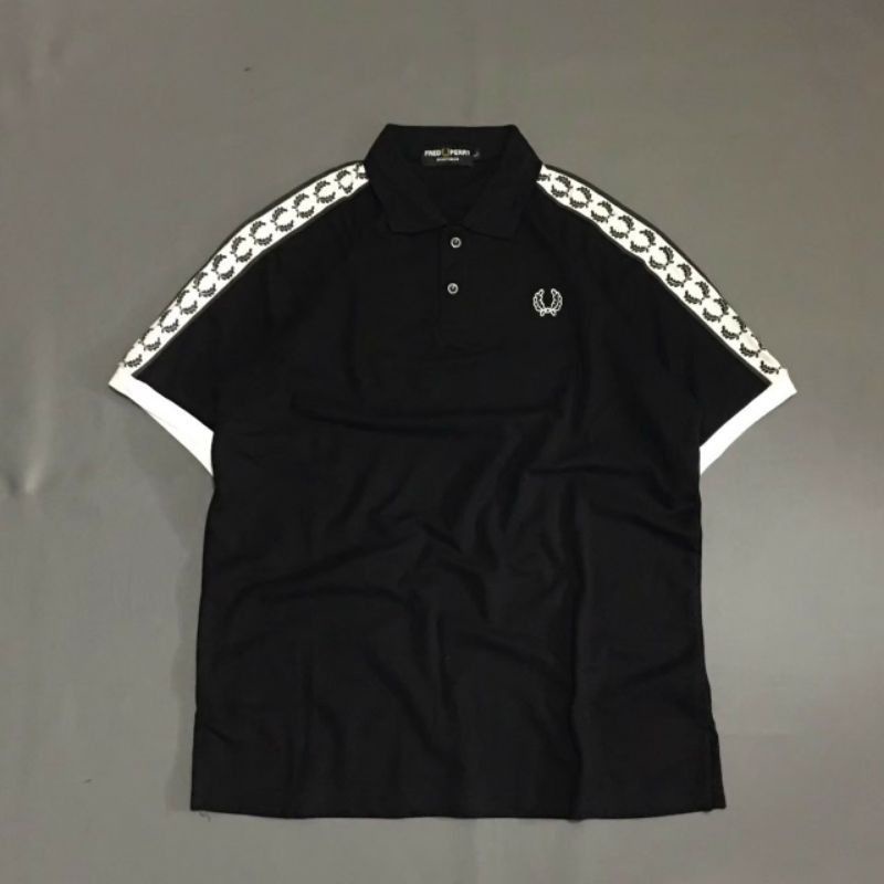 KAOS POLO FULL TAG LABEL CASUAL HYPE FASHION PRIA
