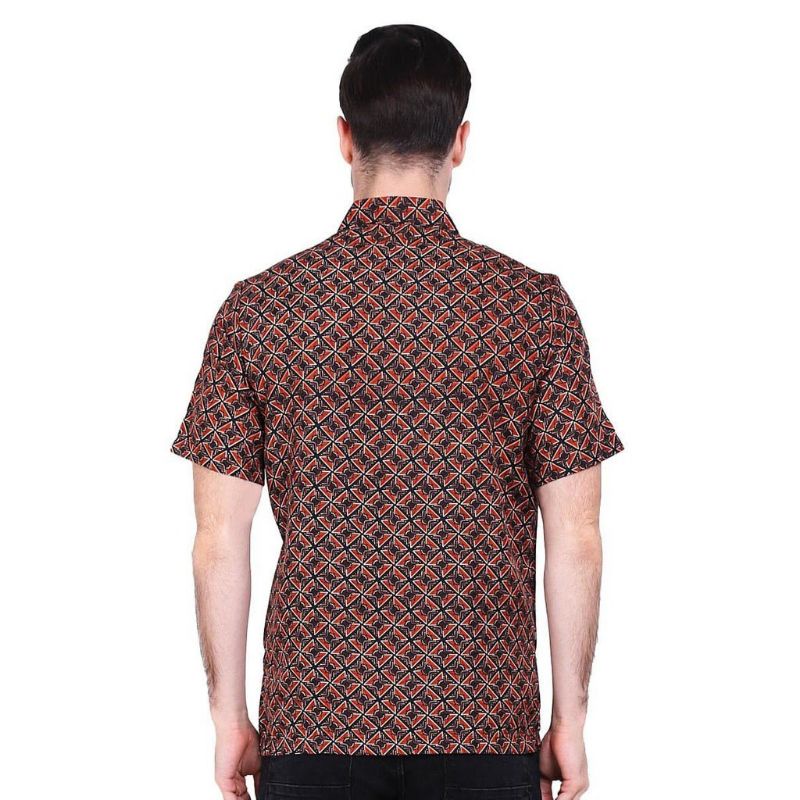 Adikusuma Hem Pria Batik Kawung Pita