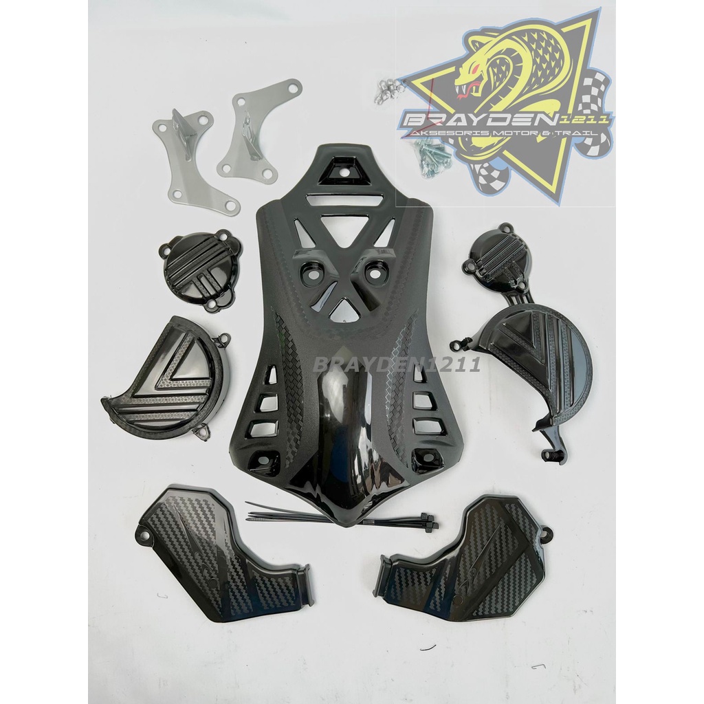 Tutup mesin klx 150 / cover mesin klx 150 bf / tutup mesin dtracker