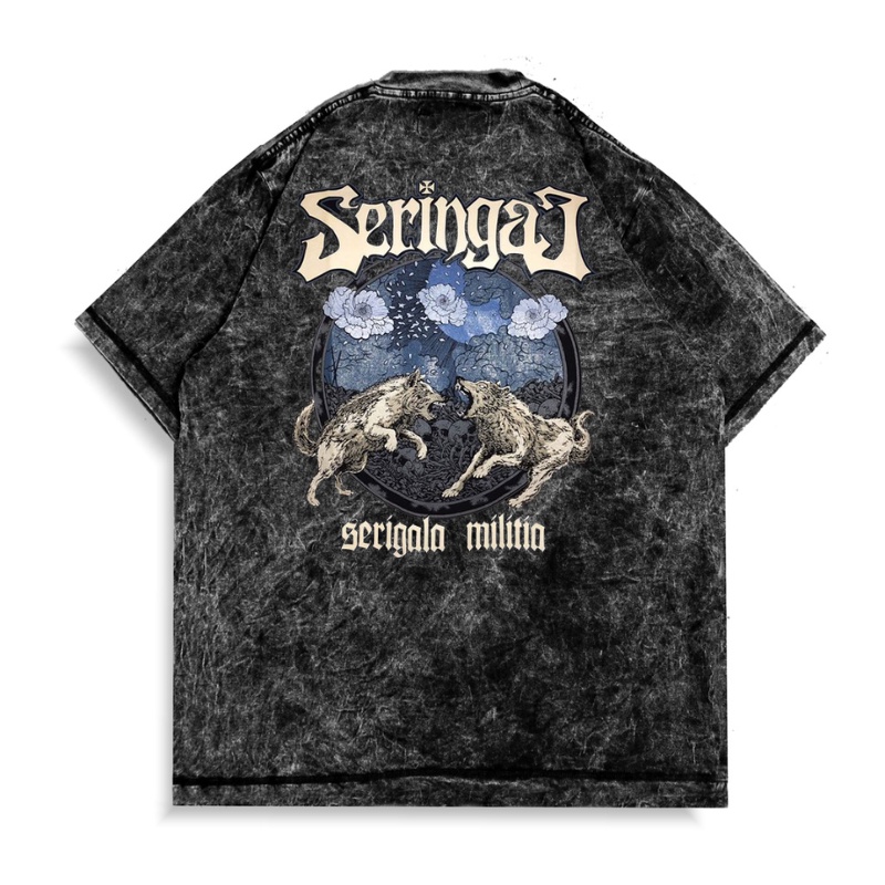 Juragan- T-shirt Oversize Seringaj Metal Sandwash Washed