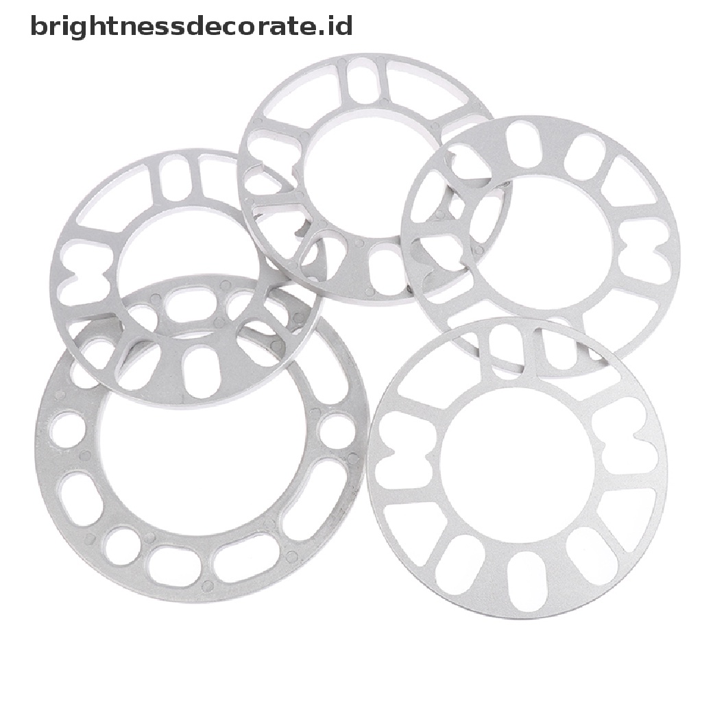 [Birth] Adaptor Spacer Roda Mobil Bahan Alloy Aluminium 3 /5 /6 /8 /10mm Shims Plate Aksesoris Mobil [ID]