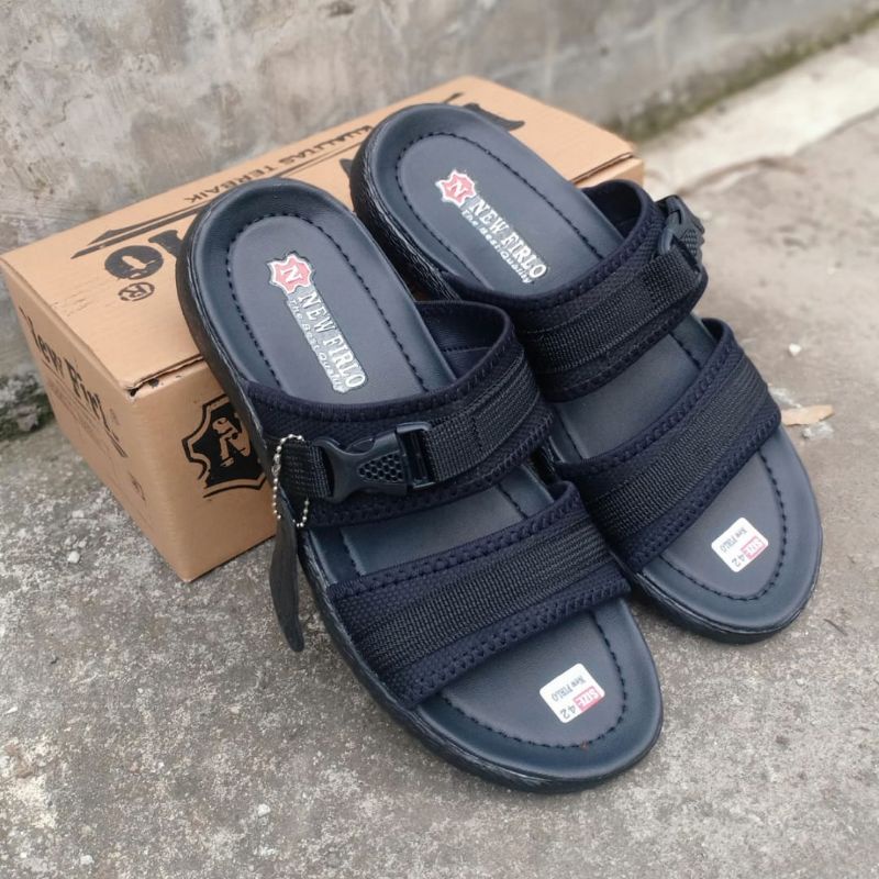 Sandal Selop Pria Dewasa Bahan Kain Kanvas Lembut Menyerap Keringat (Vale 01)