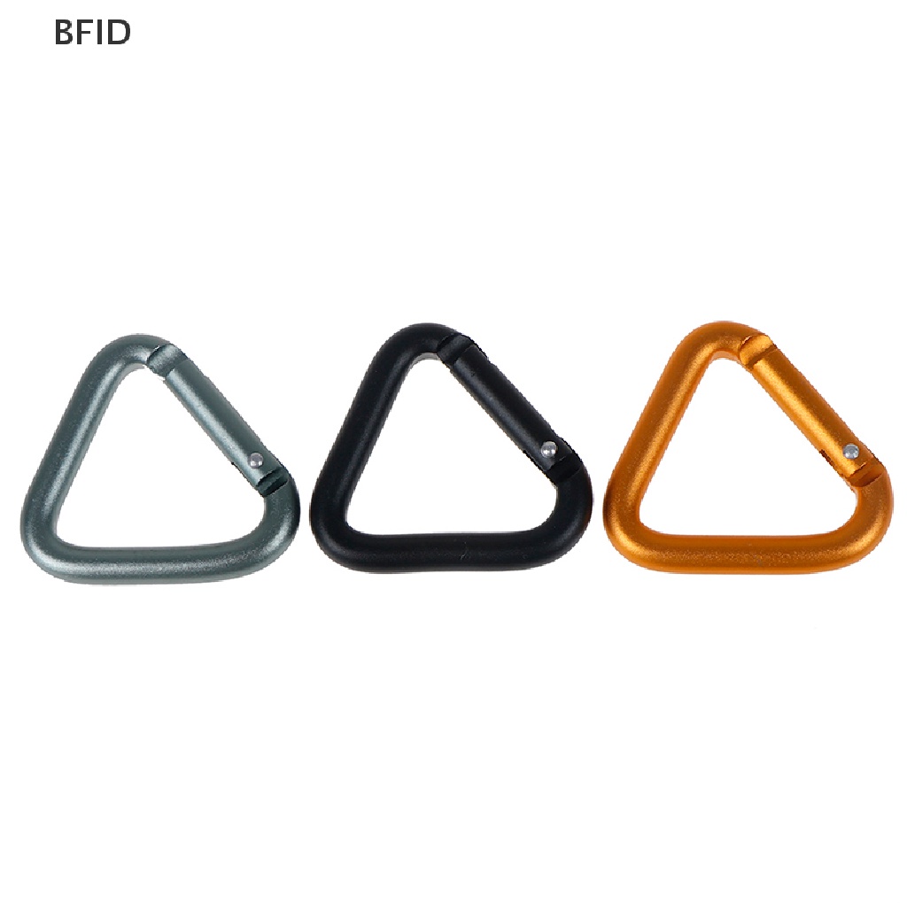 [BFID] 1pc Segitiga Carabiner Outdoor Camping Hiking Gantungan Kunci Ketel Gesper Snap Clip [ID]