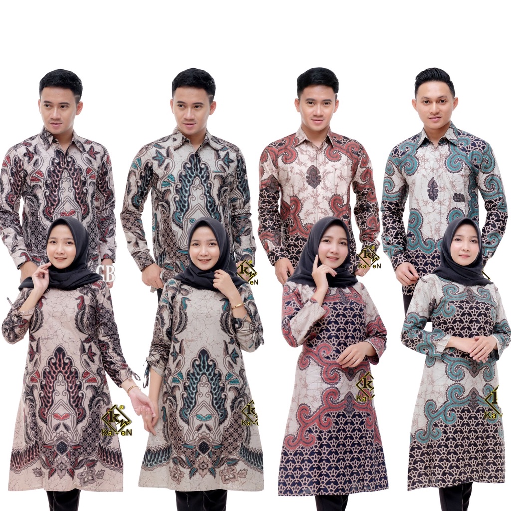 MCbatik Couple | Batik Couple Tunik Kemeja Lengan Panjang Keren