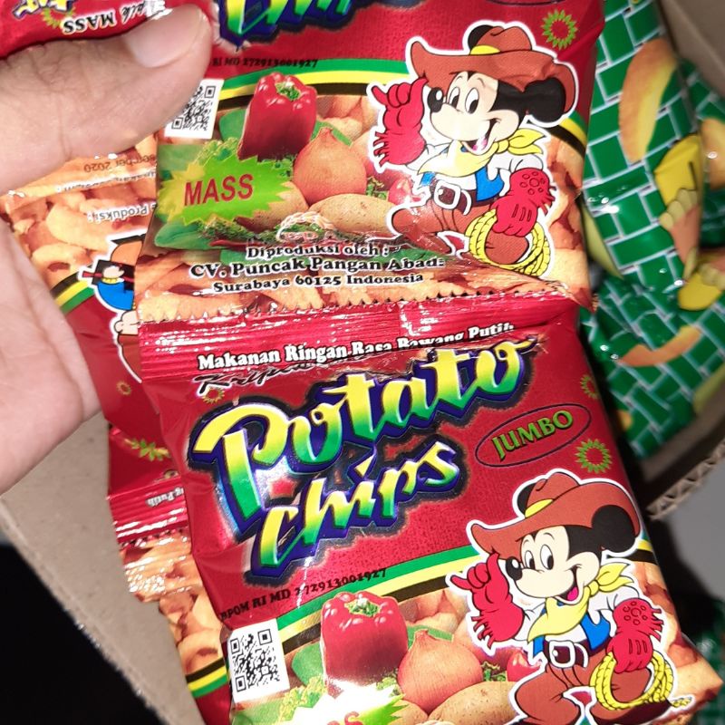 

(1 DUS) Potato Chips/Golden Chips 1 DUS 6 Renceng