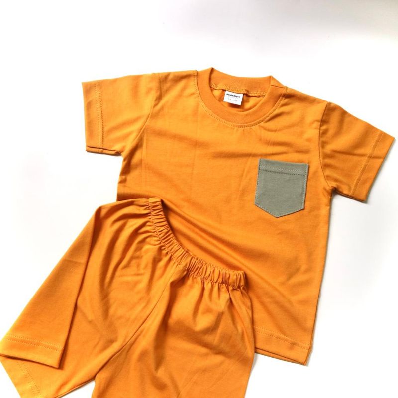 Minimine - Cale Set / setelan anak usia 1-10 tahun / setelan celana pendek dan kaos anak / baju bermain anak / setelan anak lucu murah bagus