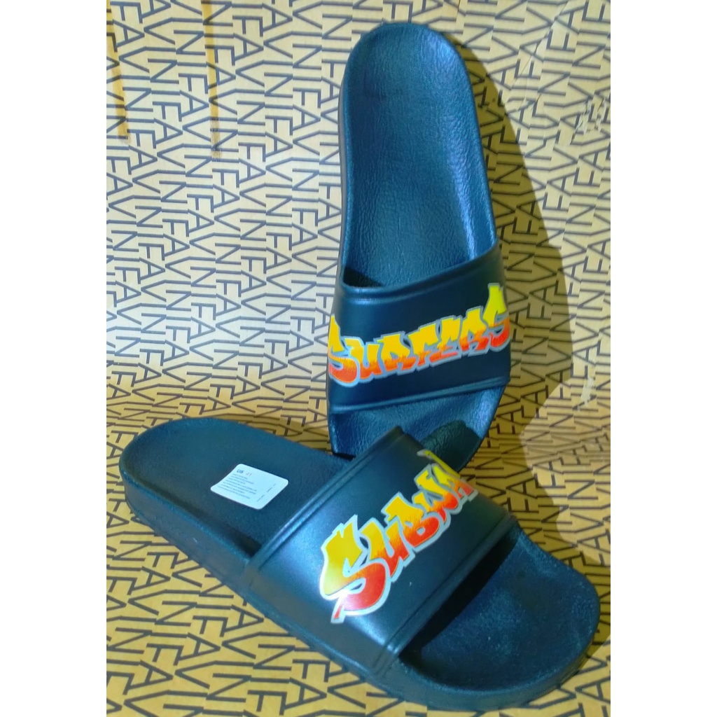 Sandal Slop Pria Subway Surfers X Adidas Premium